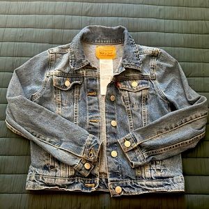 Girls Levi Denim Jacket size Medium
